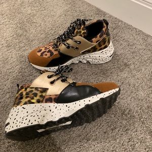 Leopard print shoes